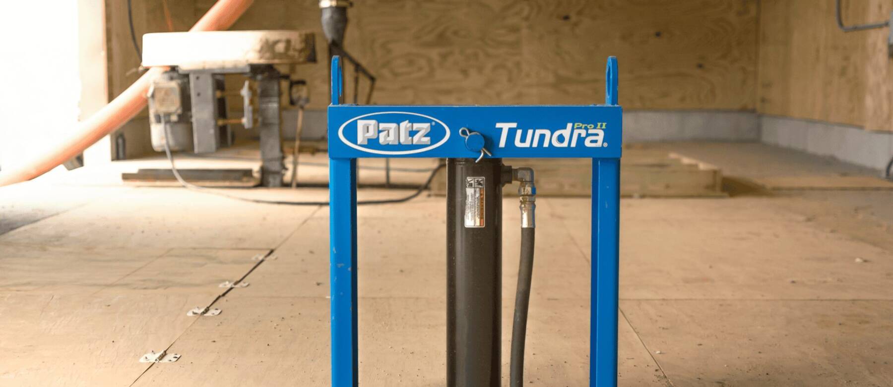 Patz Tundra Pro II piston-style pump installed