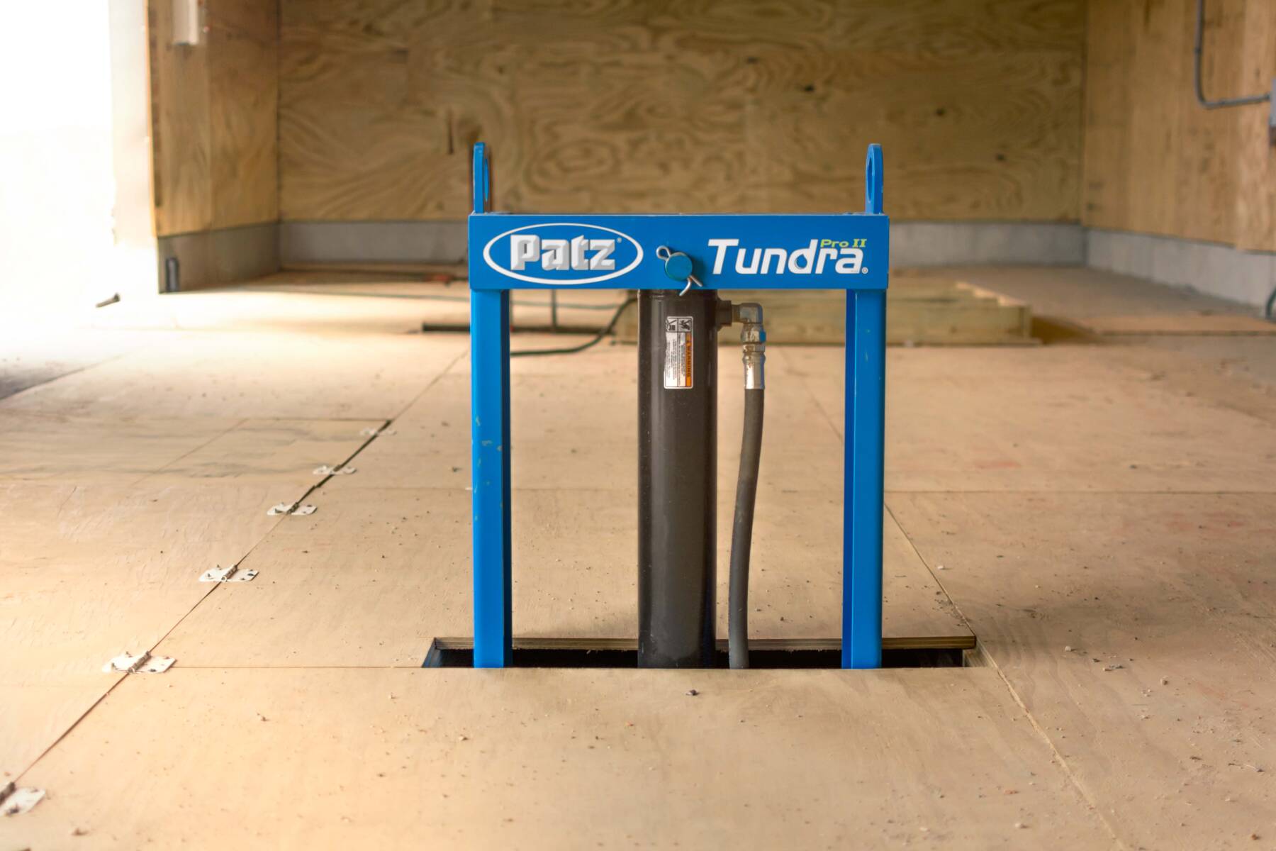 Patz Tundra Pro II piston-style pump installed